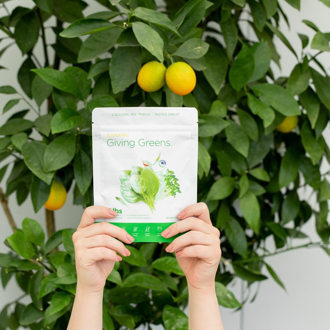 Slenderiiz Giving Greens – Daily Superfood Veggie Blend with